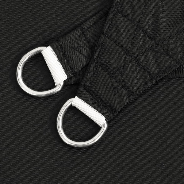 vidaXL Sun Shade Sail Oxford Fabric Rectangular 2x5 m Black