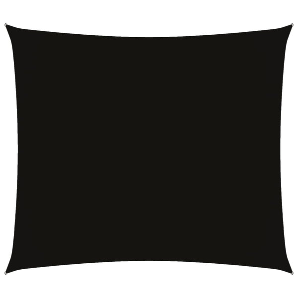 vidaXL Sun Shade Sail Oxford Fabric Rectangular 2.5x3 m Black