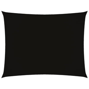 vidaXL Sun Shade Sail Oxford Fabric Rectangular 2.5x4 m Black