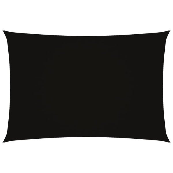 vidaXL Sun Shade Sail Oxford Fabric Rectangular 2.5x4.5 m Black