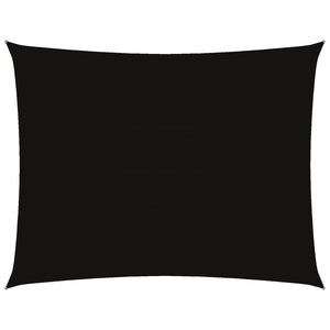 vidaXL Sun Shade Sail Oxford Fabric Rectangular 3x4.5 m Black