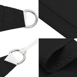 vidaXL Sun Shade Sail Oxford Fabric Rectangular 3x4.5 m Black