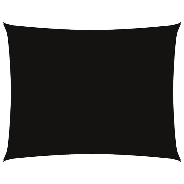 vidaXL Sun Shade Sail Oxford Fabric Rectangular 3.5x4.5 m Black