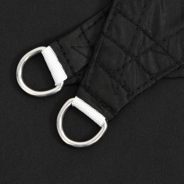 vidaXL Sun Shade Sail Oxford Fabric Rectangular 5x6 m Black
