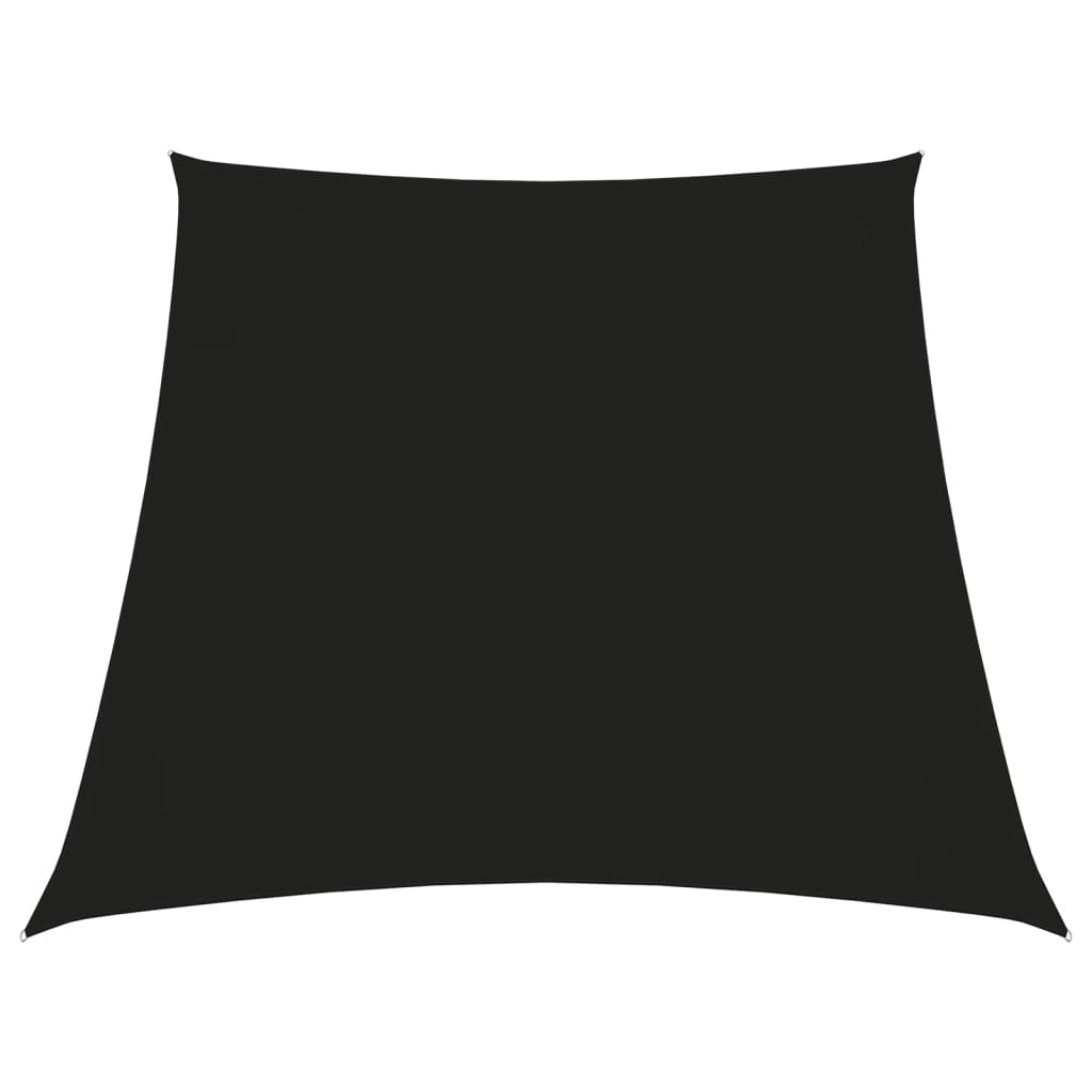 vidaXL Sun Shade Sail Oxford Fabric Trapezoidal 3/5x4 m Black