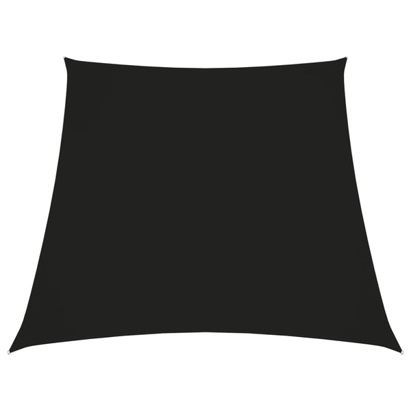 vidaXL Sun Shade Sail Oxford Fabric Trapezoidal 3/5x4 m Black