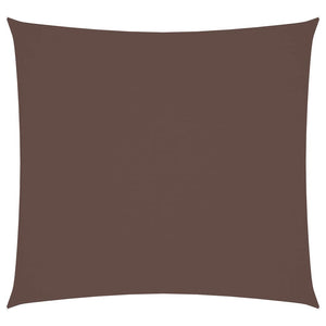vidaXL Sun Shade Sail Oxford Fabric Square 2x2 m Brown