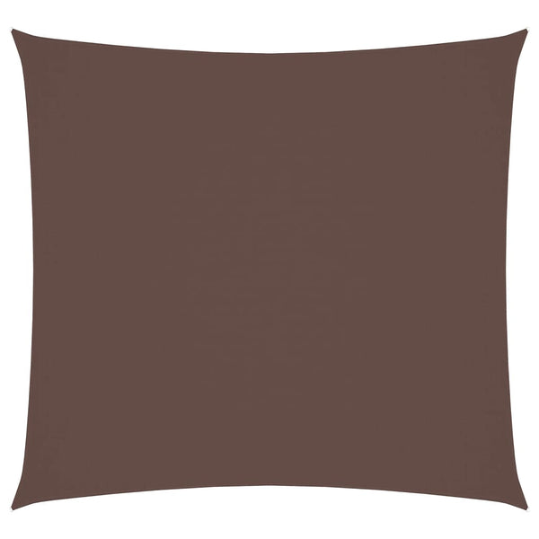 vidaXL Sun Shade Sail Oxford Fabric Square 2x2 m Brown