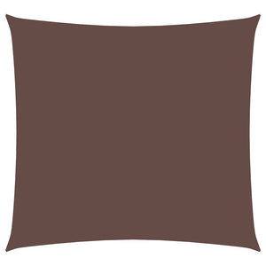 vidaXL Oxford Cloth Sun Shade Sail Square 4x4 m Brown