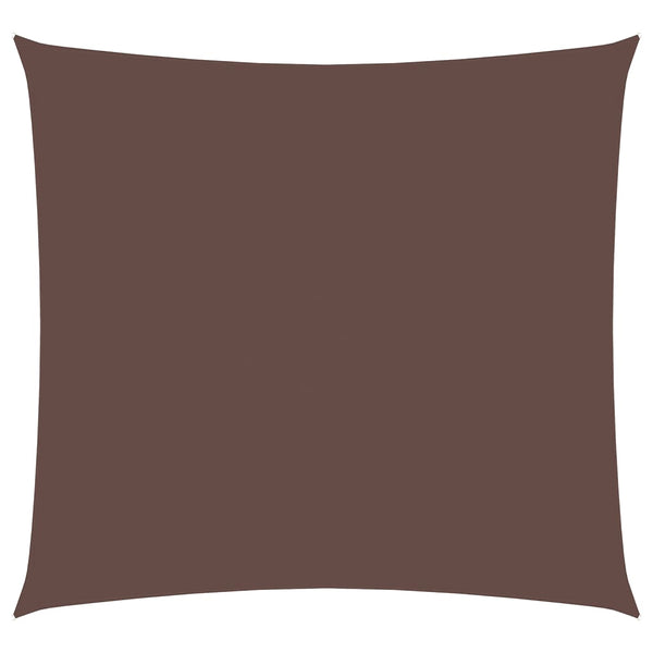 vidaXL Sun Shade Sail Oxford Fabric Square 4.5x4.5 m Brown