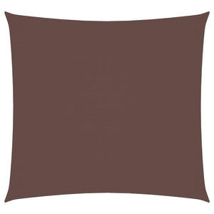 vidaXL Oxford Fabric Sun Shade Sail Square 5x5 m Brown