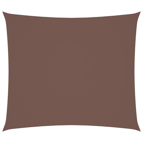 vidaXL Sun Shade Sail Oxford Fabric Rectangular 2x2.5 m Brown