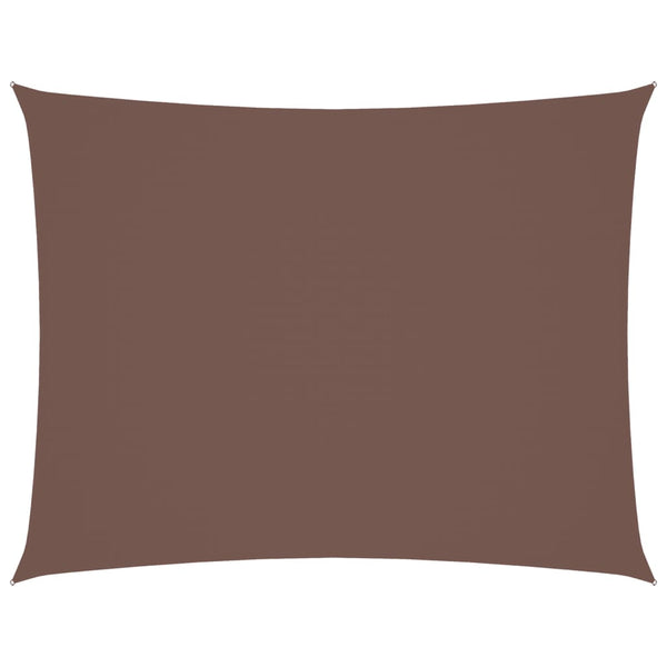 vidaXL Sun Shade Sail Oxford Fabric Rectangular 2x3 m Brown