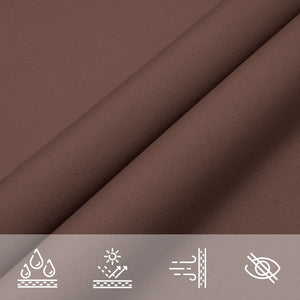 vidaXL Sun Shade Sail Oxford Fabric Rectangular 2x3 m Brown