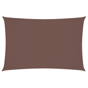 vidaXL Sun Shade Sail Oxford Fabric Rectangular 2x4 m Brown
