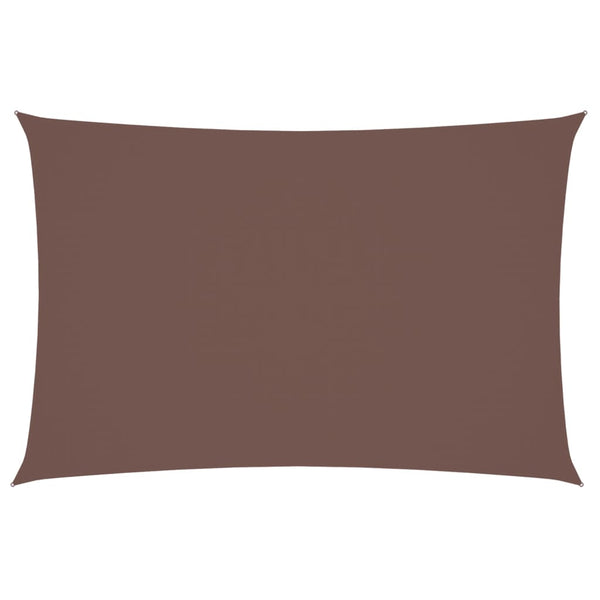 vidaXL Sun Shade Sail Oxford Fabric Rectangular 2x4 m Brown