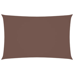 vidaXL Sun Shade Sail Oxford Fabric Rectangular 2x4.5 m Brown
