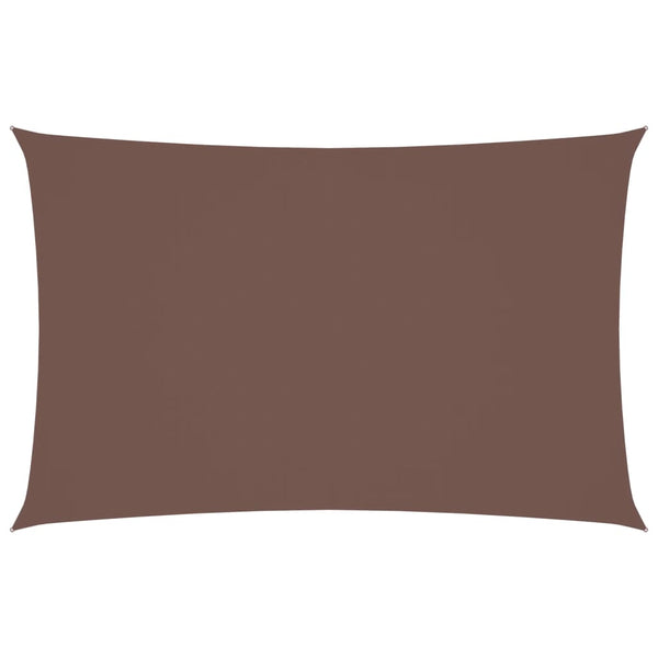 vidaXL Sun Shade Sail Oxford Fabric Rectangular 2x4.5 m Brown
