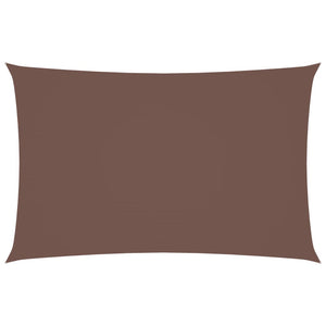 vidaXL Sun Shade Sail Oxford Fabric Rectangular 2x5 m Brown