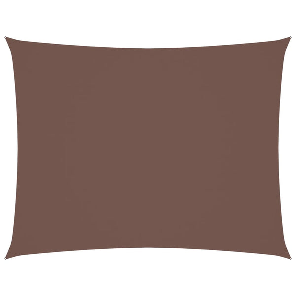 vidaXL Sun Shade Sail Oxford Fabric Rectangular 2.5x3.5 m Brown