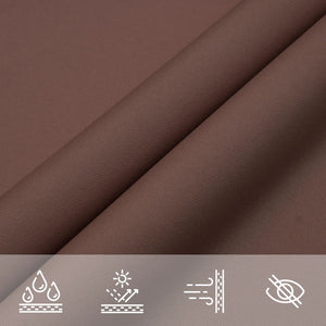 vidaXL Sun Shade Sail Oxford Fabric Rectangular 2.5x3.5 m Brown
