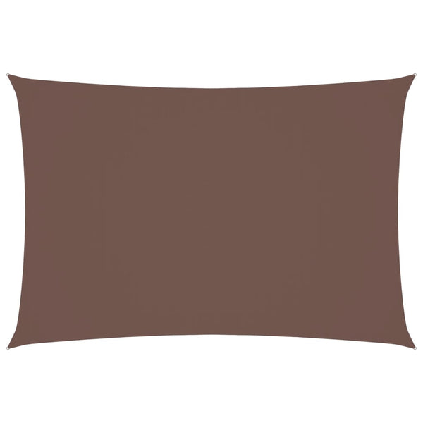 vidaXL Sun Shade Sail Oxford Fabric Rectangular 2.5x4.5 m Brown
