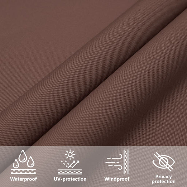 vidaXL Shade Sail Oxford Fabric Rectangular 2.5x5 m Brown
