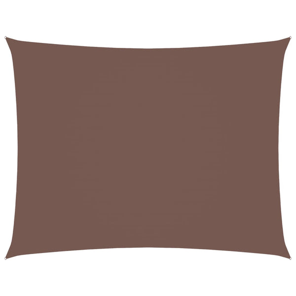 vidaXL Sun Shade Sail Oxford Fabric Rectangular 3x4.5 m Brown