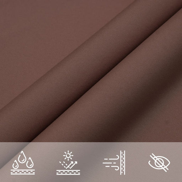 vidaXL Sun Shade Sail Oxford Fabric Rectangular 3.5x4.5 m Brown