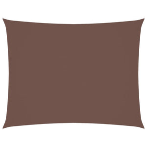 vidaXL Sun Shade Sail Oxford Fabric Rectangular 4x5 m Brown