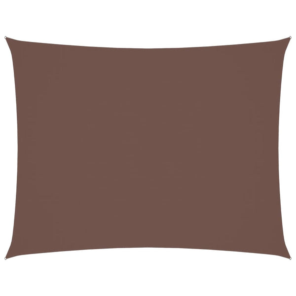 vidaXL Sun Shade Sail Oxford Fabric Rectangular 4x5 m Brown