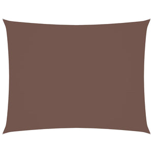 vidaXL Sun Shade Sail Oxford Fabric Rectangular 4x6 m Brown
