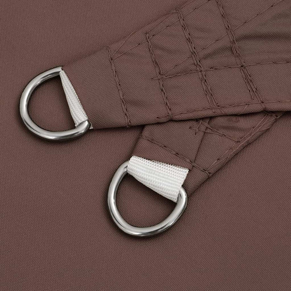 vidaXL Sun Shade Sail Oxford Fabric Rectangular 4x6 m Brown