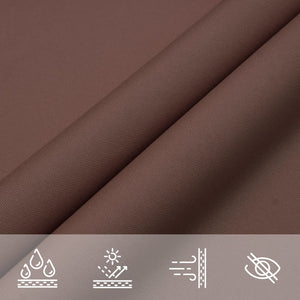 vidaXL Sun Shade Sail Oxford Fabric Rectangular 4x7 m Brown