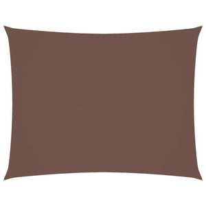 vidaXL Sun Shade Sail Oxford Fabric Rectangular 5x6 m Brown