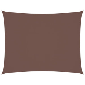 vidaXL Sun Shade Sail Oxford Fabric Rectangular 6x8 m Brown