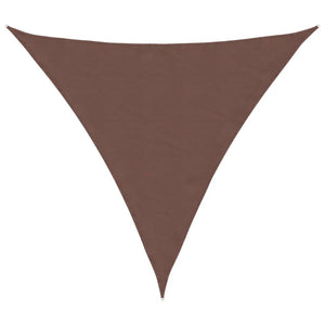 vidaXL Sun Shade Sail Oxford Fabric Triangular 3x3x3 m Brown