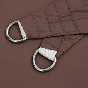 vidaXL Sun Shade Sail Oxford Fabric Triangular 3.6x3.6x3.6 m Brown