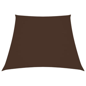 vidaXL Sun Shade Sail Oxford Fabric Trapezoidal 3/5x4 m Brown