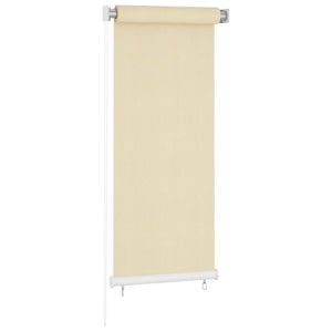 vidaXL Outdoor Roller Blind Cream 60x140 cm HDPE