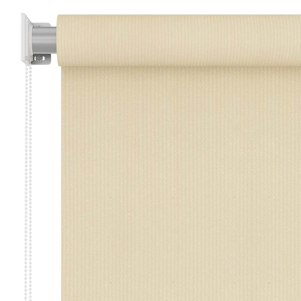vidaXL Outdoor Roller Blind Cream 60x140 cm HDPE