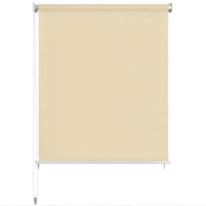 vidaXL Outdoor Roller Blind Cream 80x230 cm HDPE