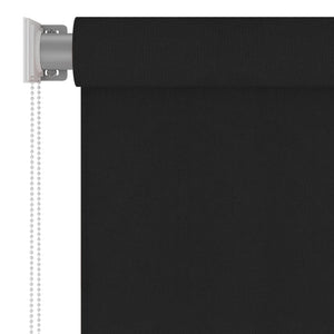 Außenrollo 120x140 cm Schwarz
