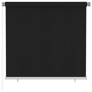 Außenrollo 160x140 cm Schwarz