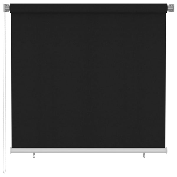 Außenrollo 160x140 cm Schwarz