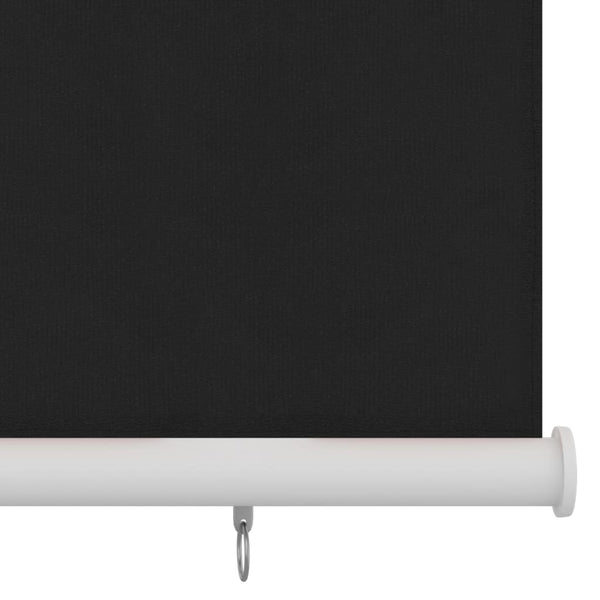 Außenrollo 120x230 cm Schwarz