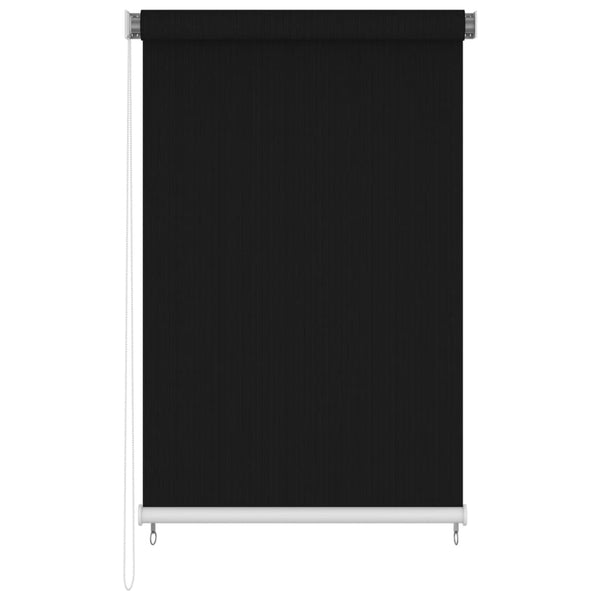 Außenrollo 160x230 cm Schwarz