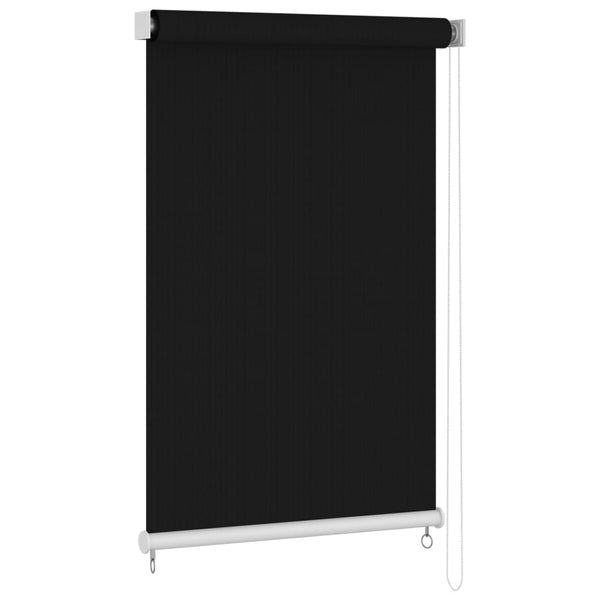 Außenrollo 160x230 cm Schwarz