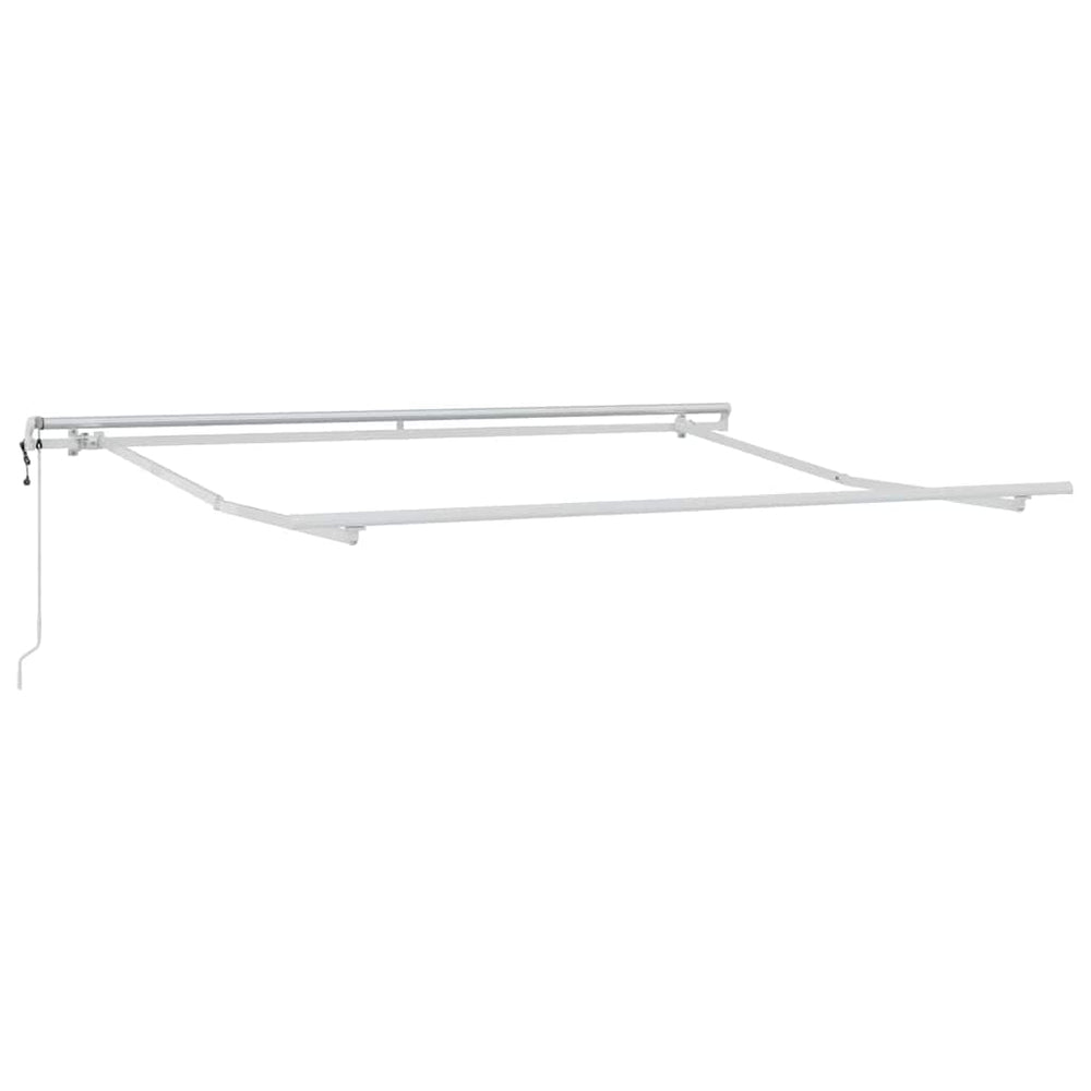 vidaXL Awning Frame White 350 x 250 cm Aluminum
