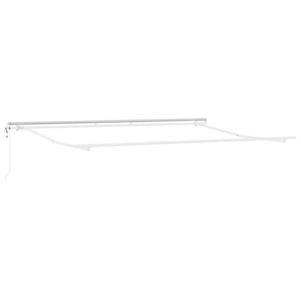 vidaXL Awning Frame White 450 x 300 cm Aluminum